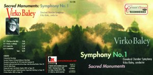 1505 Baley: Sacred Monuments: Symphony No. 1 (1985; 1997-99)